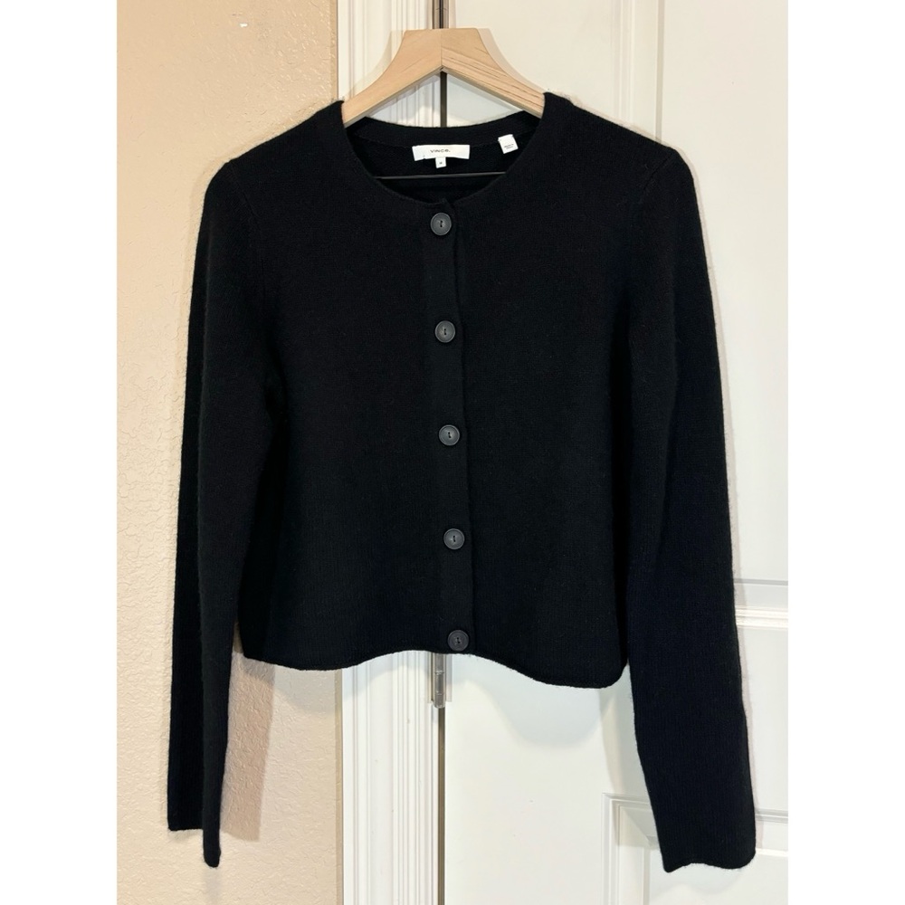 Vince Cashmere Cardigan Sweater Medium - Picture 2 of 8
